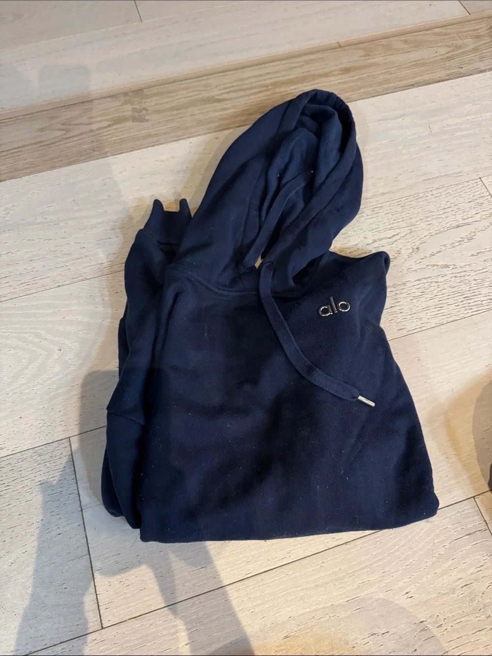 ALO Yoga Kids Navy Joggers - Classic Logo Sweatpants